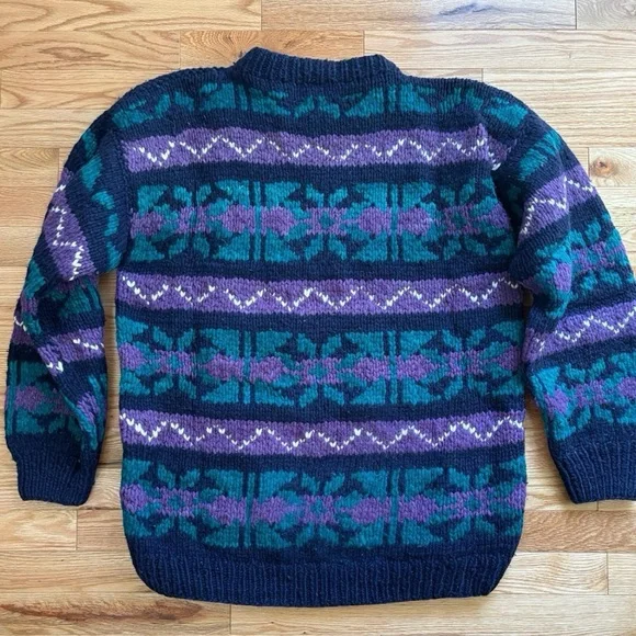 Vintage 90’s Amos & Andes Wool Sweater - Picture 4 of 4